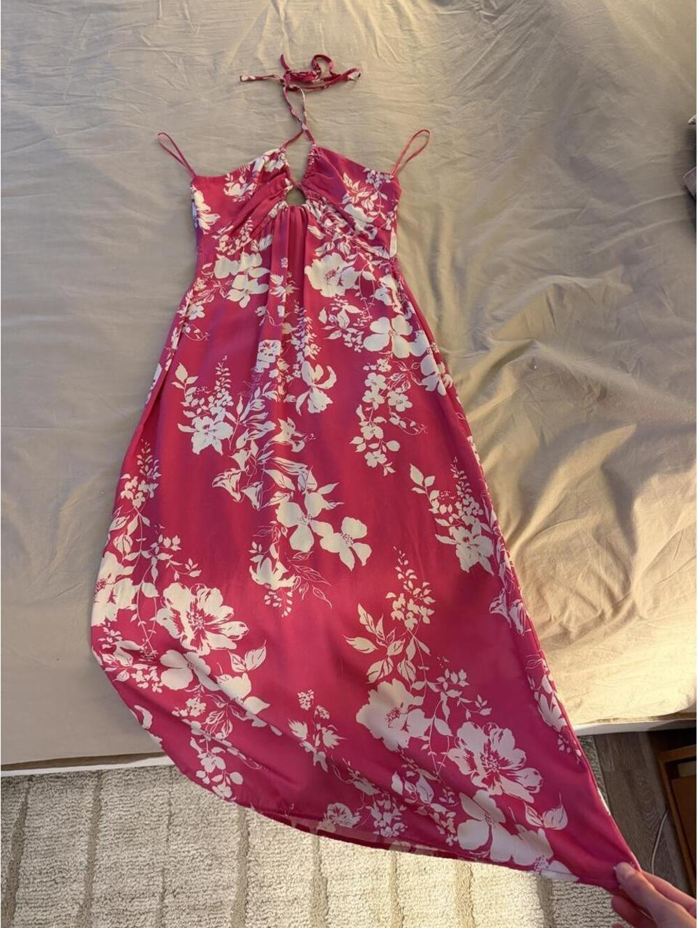 Reformation floral dress XS